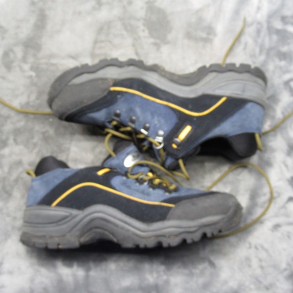 Raichle‎ Shoes Mens 9 Blue Suede Leather Hiking Lace Climbing Mountaineer Swiss main image 16